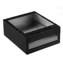 Tablecraft CW40214RSATBK Half Size Cooling Station w/ (1) CW60101, Rectangular, Random Swirl Finish, Black thumbnail 2