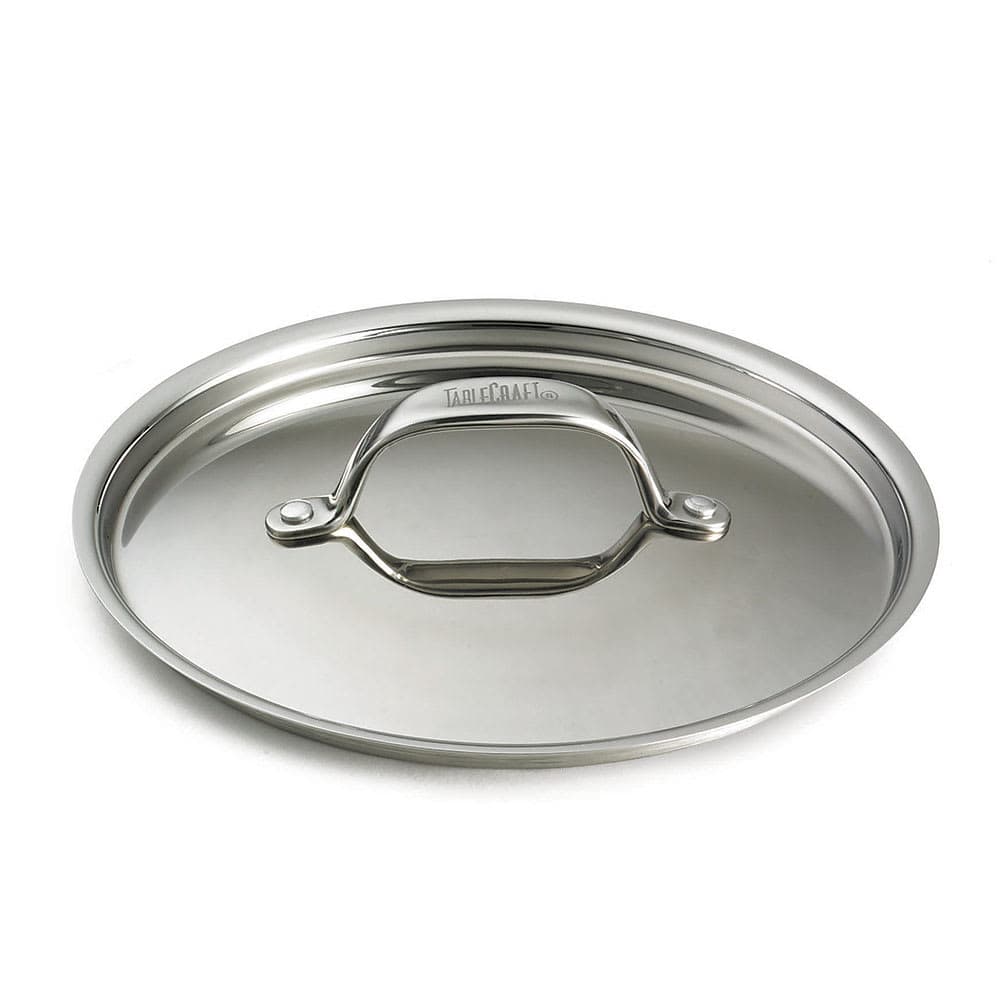 Tablecraft CW7000L 6 1/4" Round Lid - Aluminum/Stainless Steel, Silver