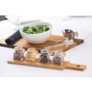 Tablecraft FLIGHT1 Wood Flight Paddle - 17" x 4" x 5/8", Holds (4) Glasses (Not Included), Reversible, Bamboo thumbnail 5