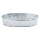 Tablecraft GP96 Oval Dinner Platter - 9 1/2x6" Galvanized Steel thumbnail 2
