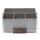 Tablecraft GPSSCADDY Rectangular Flatware Caddy w/ (4) Compartments, Stainless thumbnail 5