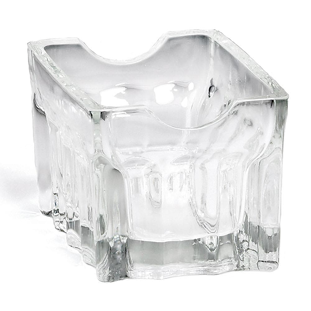 Tablecraft H121 Rectangular Sugar Caddy - Glass, Clear