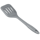 Tablecraft H3905GY 12" Slotted Turner - Silicone, Gray thumbnail 2