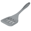 Tablecraft H3905GY 12" Slotted Turner - Silicone, Gray thumbnail 4