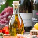 Tablecraft H9220 8 oz Cruet w/ Cork Stopper - Glass, Green Tint thumbnail 4