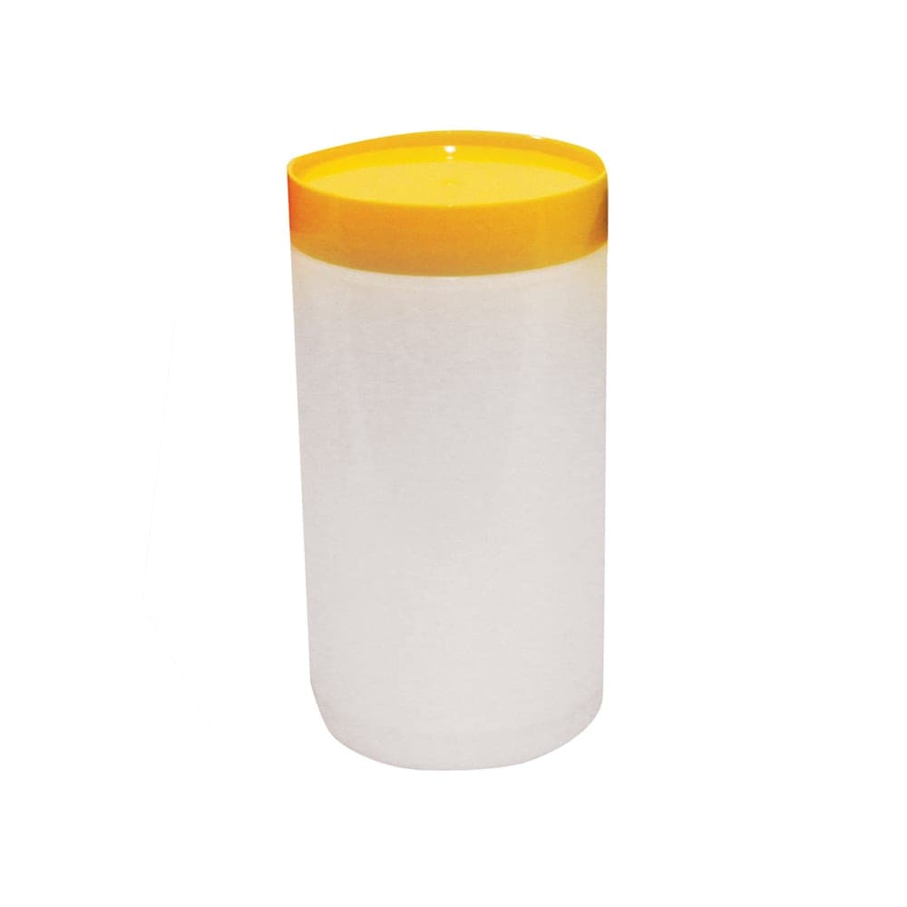 Tablecraft JC1032Y Polyethylene Backup Unit w/ Yellow Color-Coded Cap, Quart Size