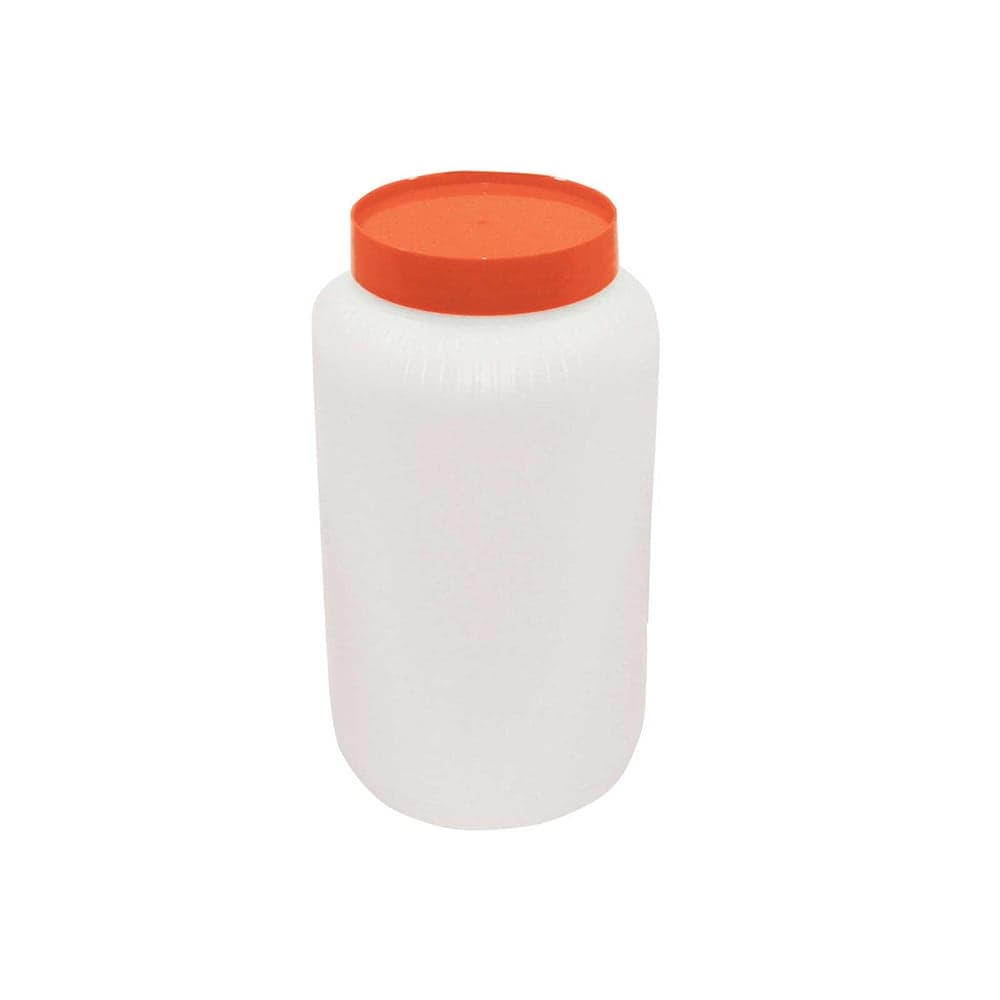 Tablecraft JC1064X Polyethylene Backup Unit w/ Orange Color-Coded Cap, Half Gallon
