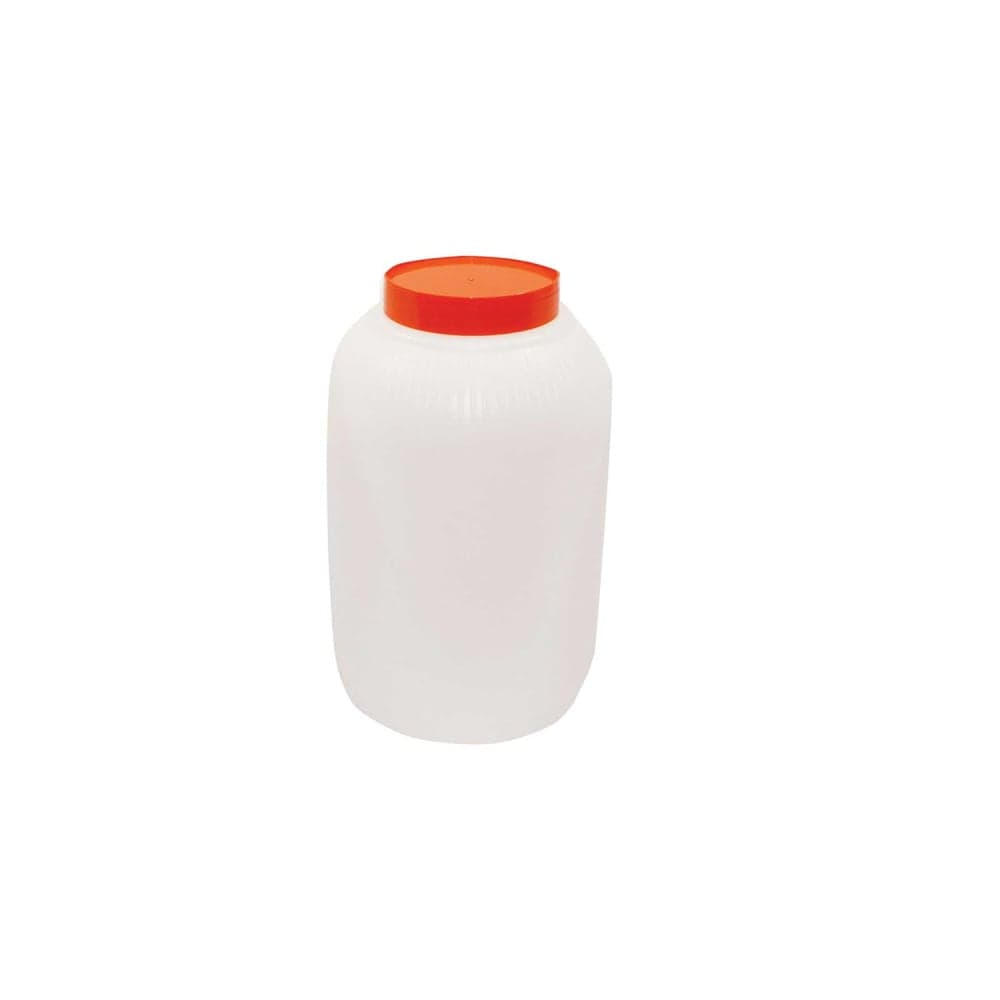 Tablecraft JC1128X Polyethylene Backup Unit w/ Orange Color-Coded Cap, Gallon Size