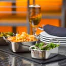 Tablecraft MGL2 20 1/2" Melamine Display Tray, Black thumbnail 2