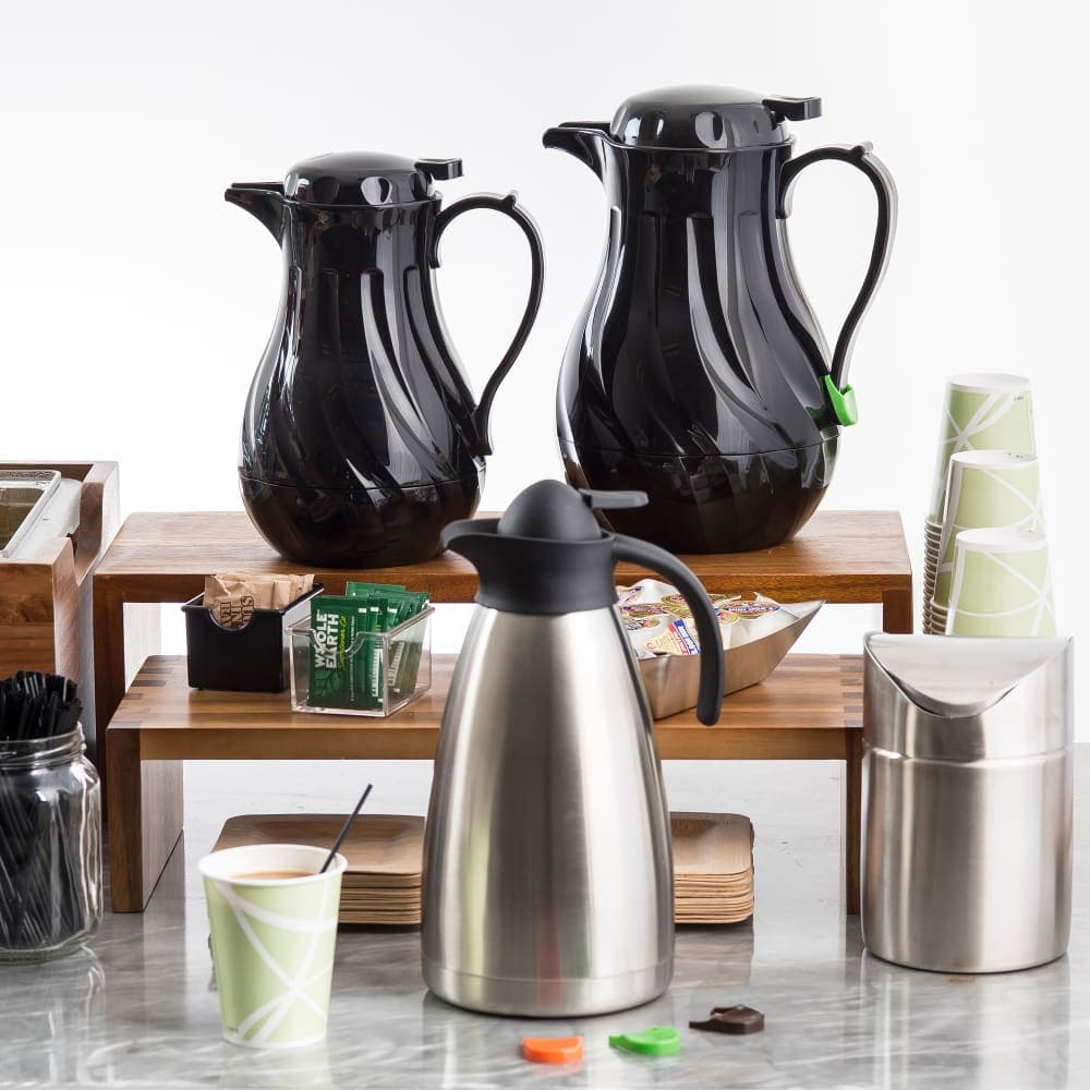 Tablecraft RACA300 3 Piece Rectangular Nesting Display Risers, Acacia Wood