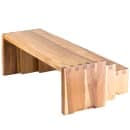 Tablecraft RACA300 3 Piece Rectangular Nesting Display Risers, Acacia Wood thumbnail 4