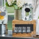 Tablecraft RCBCRATE1 Crate Riser Set w/ Chalkboard - Natural Wood thumbnail 4