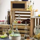 Tablecraft RCBCRATE1 Crate Riser Set w/ Chalkboard - Natural Wood thumbnail 6