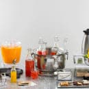 Tablecraft RSB33 34 oz Prima Collection Resealable Bottle, Glass, Transparent thumbnail 6