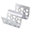 Tablecraft TRSP12 Taco Holder - Holds 1 to 2 Tacos, Solid Pattern, Stainless thumbnail 2