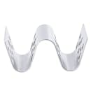 Tablecraft TRSP12 Taco Holder - Holds 1 to 2 Tacos, Solid Pattern, Stainless thumbnail 3