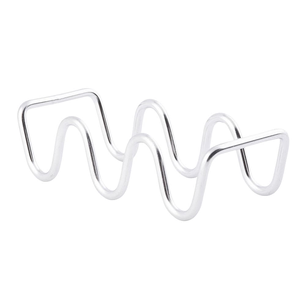 Tablecraft TRW23 Taco Holder - Holds 2 to 3 Tacos, Wire, Stainless