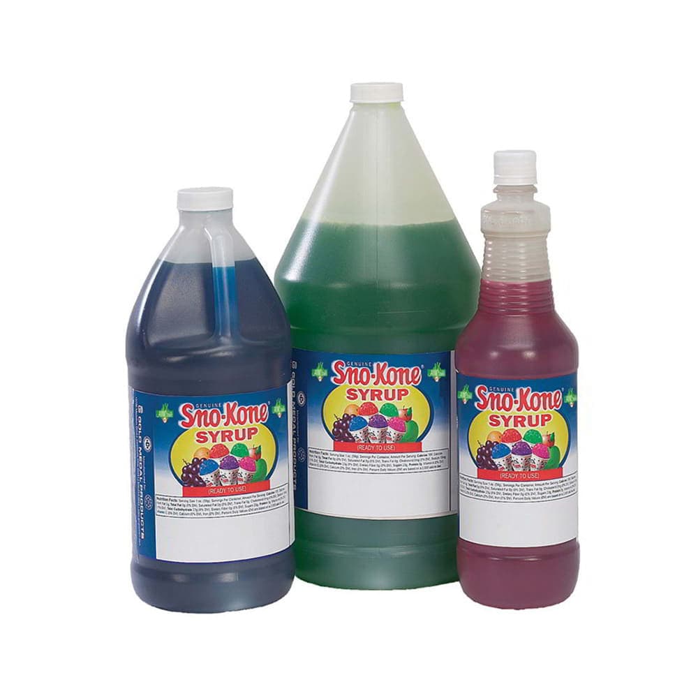 Gold Medal 1055QT 1 qt Blue Raspberry Snow Cone Syrup, Ready-To-Use