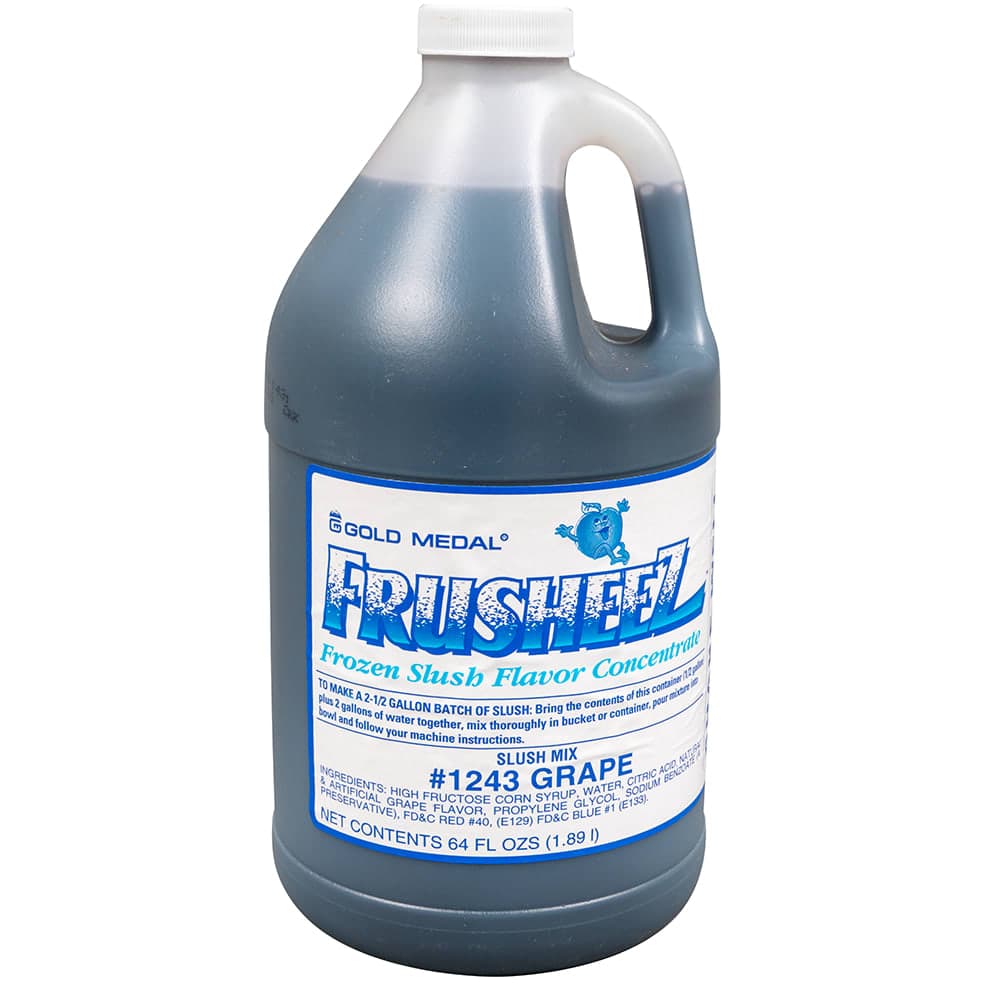 Gold Medal 1243 Grape Frusheez® Mix, Concentrate, (6) 1/2 gal Jugs