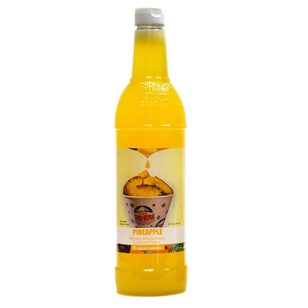 Gold Medal 1429 25 oz Pineapple Snow Cone Syrup, Ready-To-Use