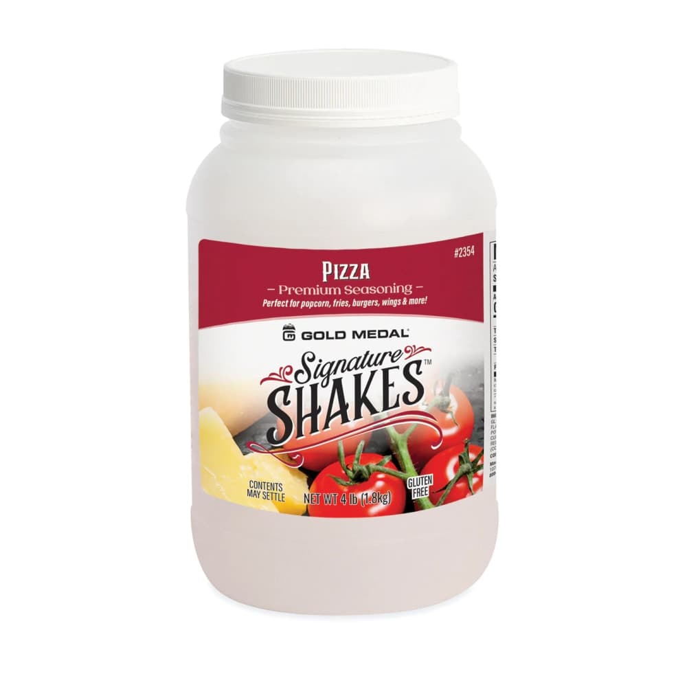 Gold Medal 2354 4 lb Jar Pizza Signature Shakes Flavoring Mix