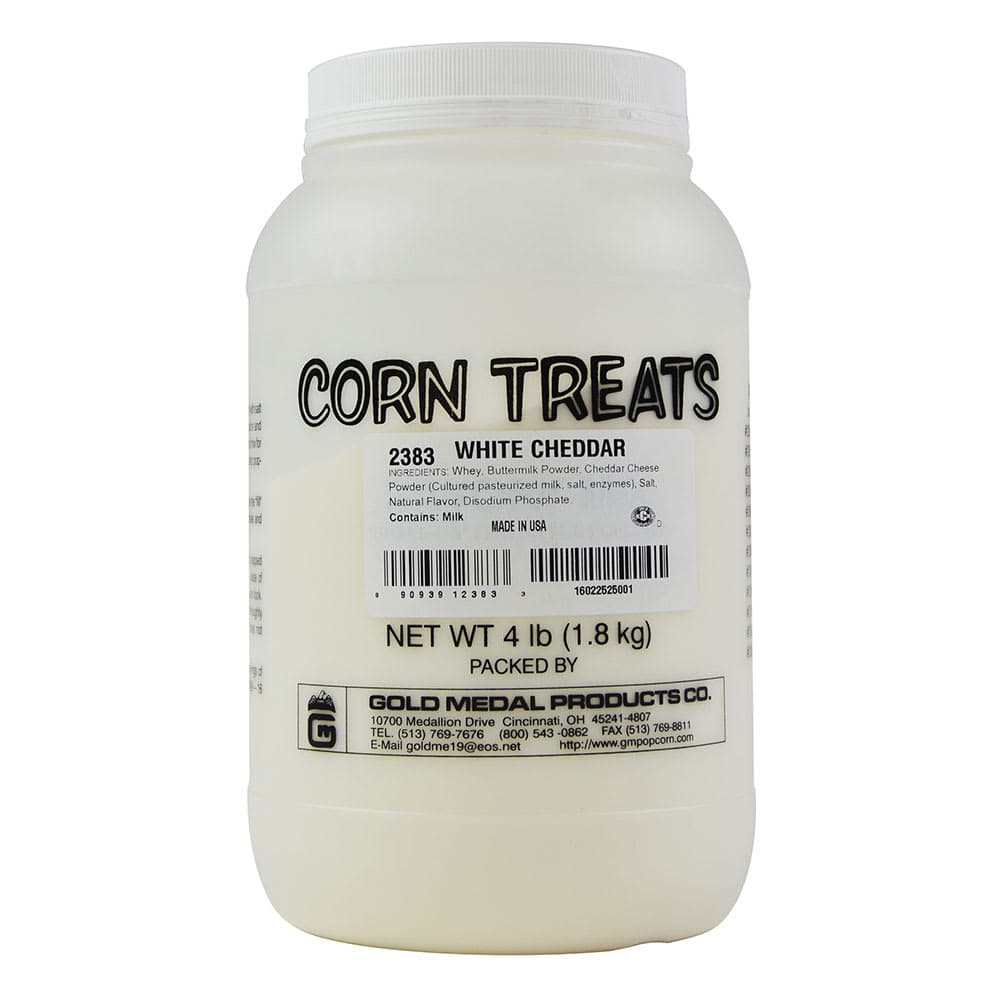 Gold Medal 2383 4 lb Jar White Cheddar Cheese Signature Shakes Flavor Mix