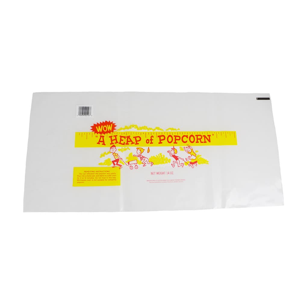 Gold Medal 2516 14 oz Disposable Heap O Corn Bag, 500/Case
