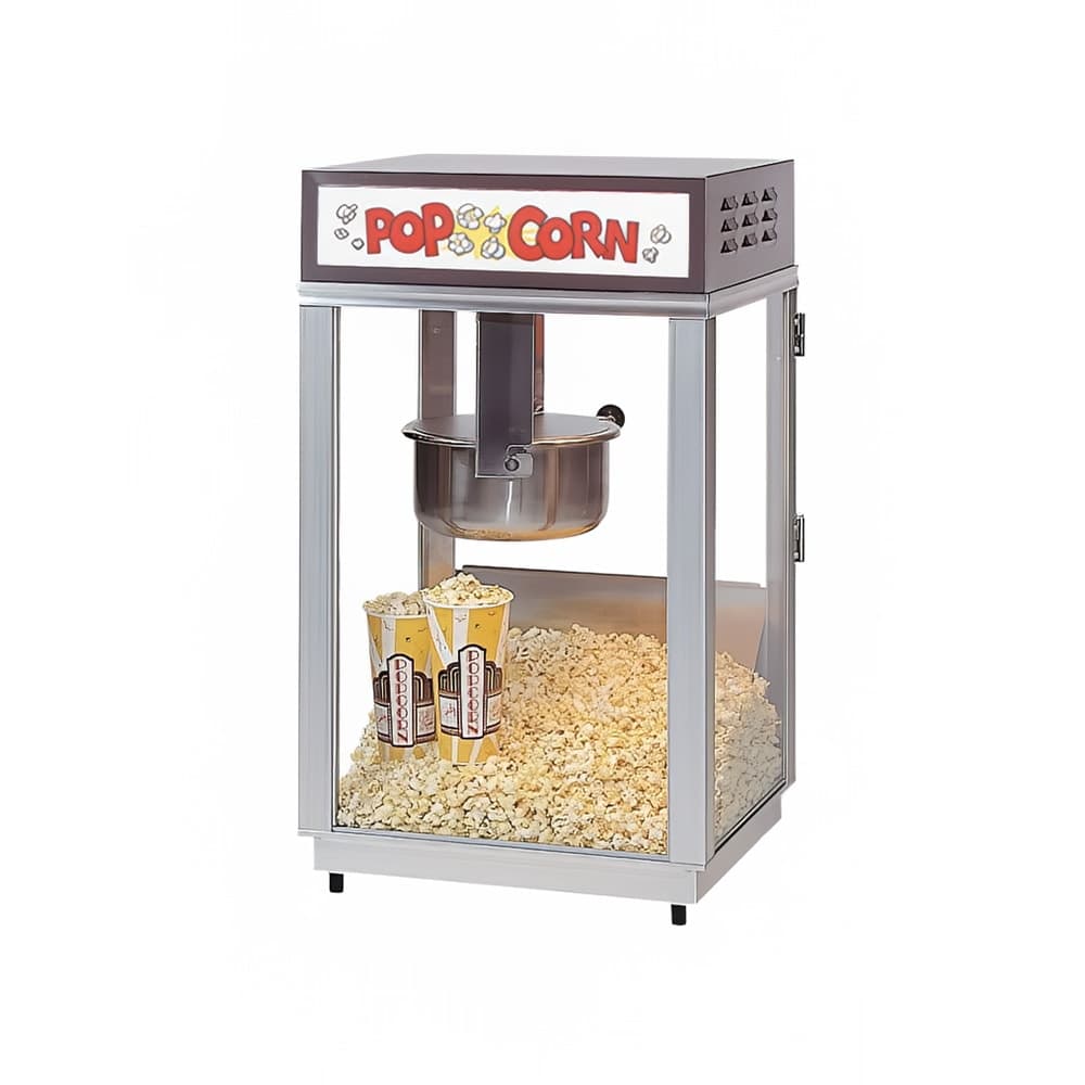 Gold Medal 2661 Ultimate-60 Special Popcorn Machine w/ 6 oz Popper & Stainless Dome, 120v