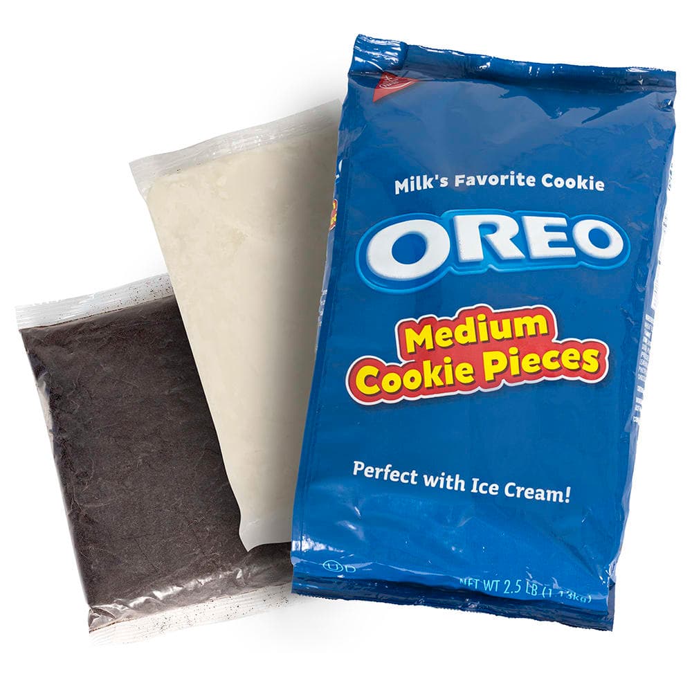 Gold Medal 2917 Oreo® Popcorn Kit w/ Base Cake, Crème & Cookie Pieces