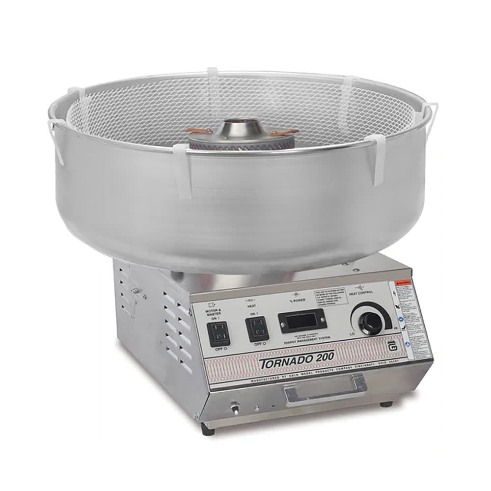 Gold Medal 3005EMS Tornado® 200 Cotton Candy Machine, 208/240v/1ph