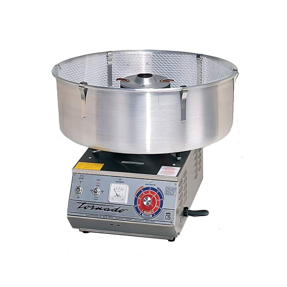 Gold Medal 3005SS Tornado® Floss Cotton Candy Machine w/ Aluminum Floss Bowl, 120v