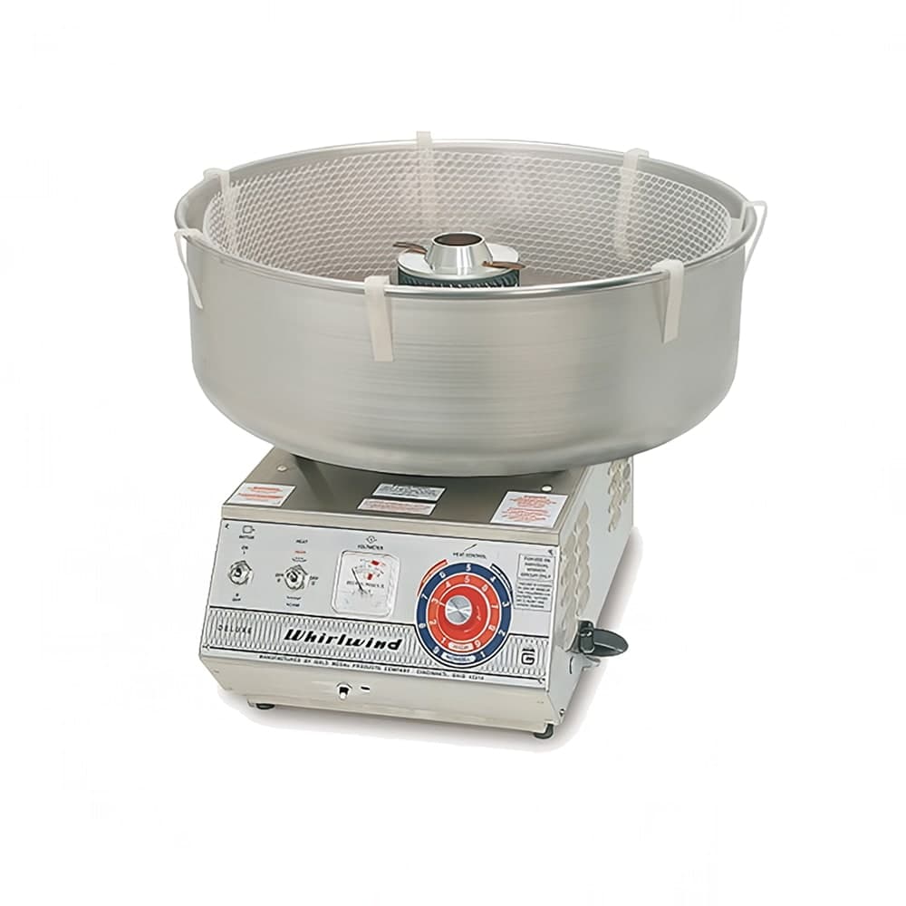 Gold Medal 3008SS Deluxe Whirlwind® Cotton Candy Machine w/ Aluminum Floss Bowl, 120v