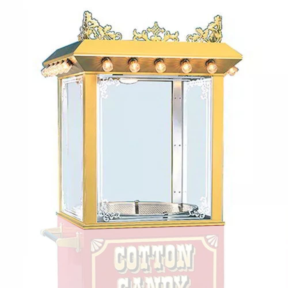 Gold Medal 3119 Antique Unifloss Top Cotton Candy Machine Frame w/ Etched Glass