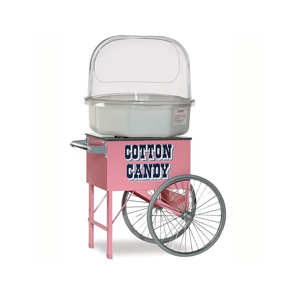 Gold Medal 3149 Food Cart for Cotton Candy w/ Graphics, 20"L x 20"W x 38"H, Pink