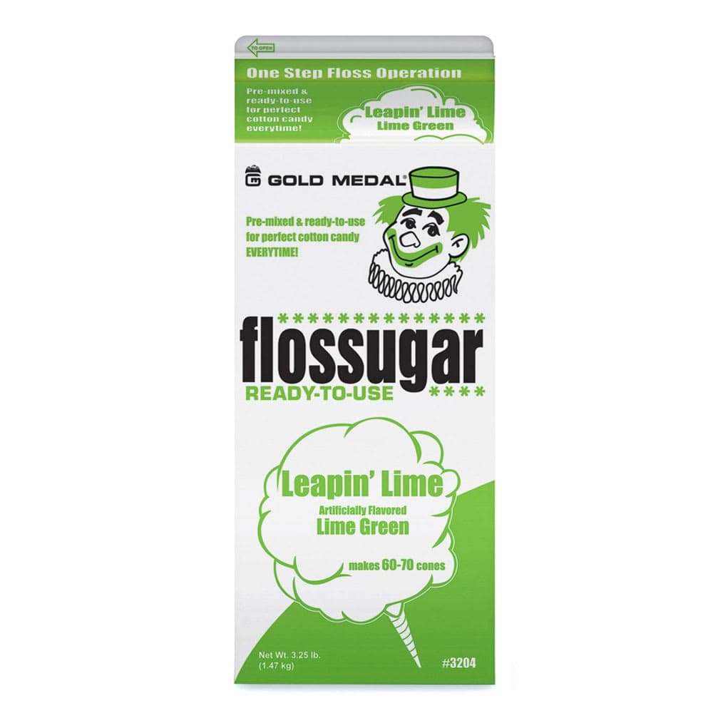 Gold Medal 3204 1/2 gal Leapin' Lime (Lime) Cotton Candy Flossugar