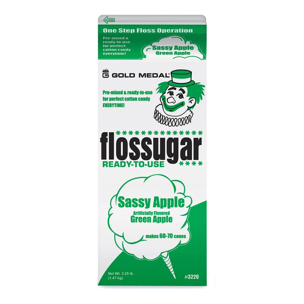 Gold Medal 3220 1/2 gal Sassy Apple (Apple) Cotton Candy Flossugar