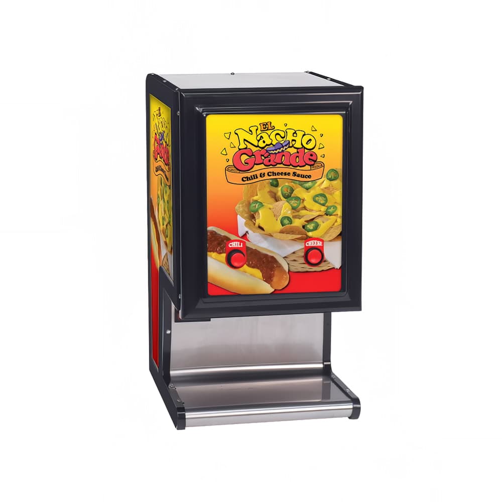 Gold Medal 5301 Nacho Cheese & Chili Dispenser w/ Push Button - 120v, 760w