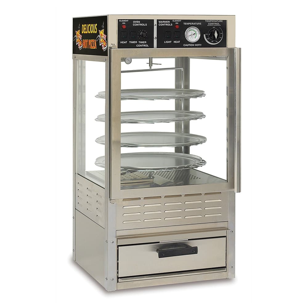 Gold Medal 5552-00-000 18" Heated & Humidified Pizza/Pretzel Merchandiser, 120v