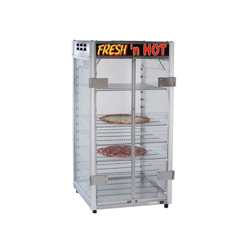 Gold Medal 5888-00-100 18 1/2" Heated Pizza Merchandiser w/ 7 Levels, 120v