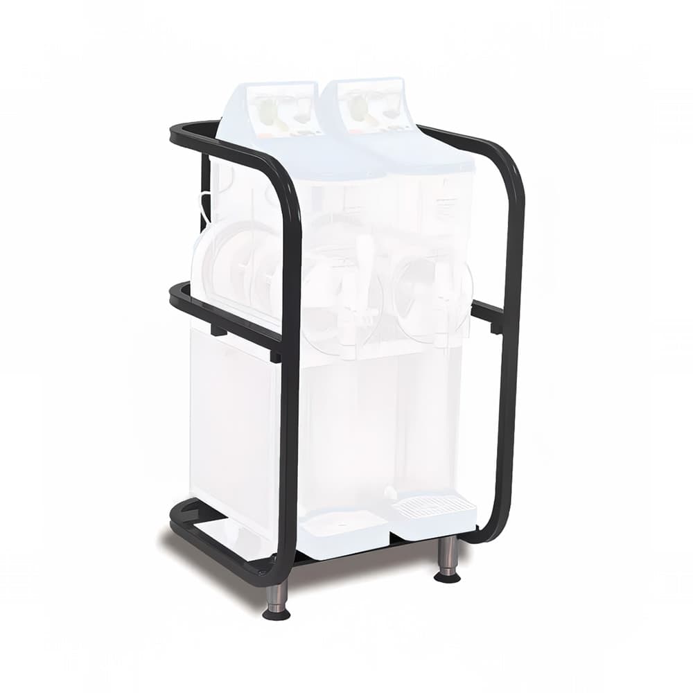 Gold Medal 6055B Carrying Tote w/ Rear Casters for 1114 Twin-Bowl Frusheez® - Steel, Black