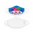 Gold Medal 6668 Adult Face Mask w/ Elastic Ear Loops - Poly/Cotton, Sno-Kones® Design thumbnail 2