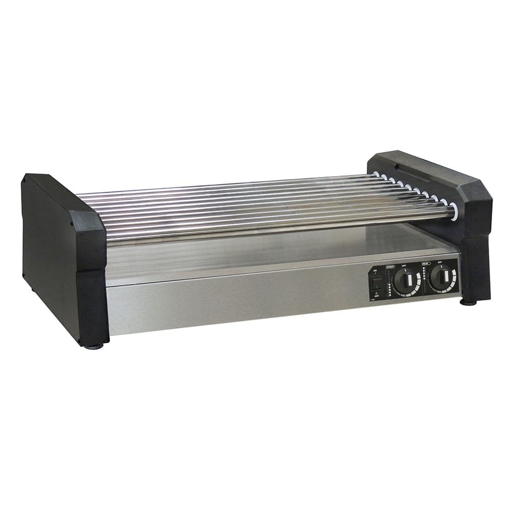 Gold Medal 8552-00-000 Hot Diggity® 45 Hot Dog Roller Grill w/ Manual Controls - Slanted or Flat Top, 120v