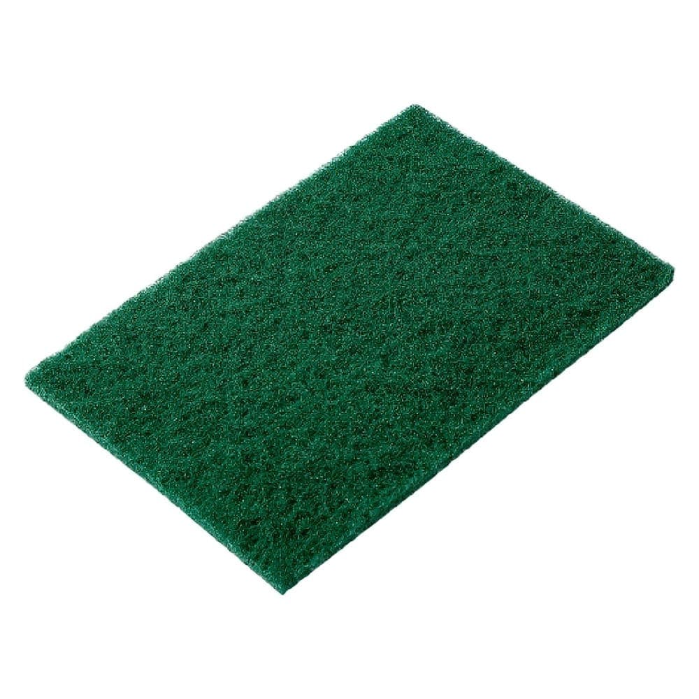 AmerCareRoyal Medium Duty Scour Pad - 9" x 6", Green (S960)
