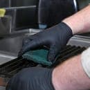 AmerCareRoyal Heavy Duty Scour Pad - 9" x 6", Green (S860/20) thumbnail 2