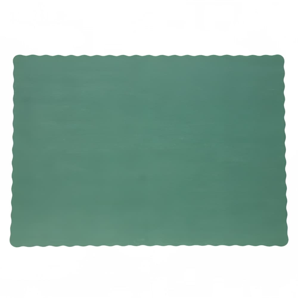 AmerCareRoyal Placemat - 13 1/2" x 9 1/2", Paper, Dark Green (SPM914DC)