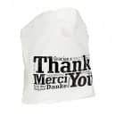 AmerCareRoyal Printed Poly Take Out Bag w/ Handles - 19" x 18" x 9 1/2", White (RPWB1918HD) thumbnail 3