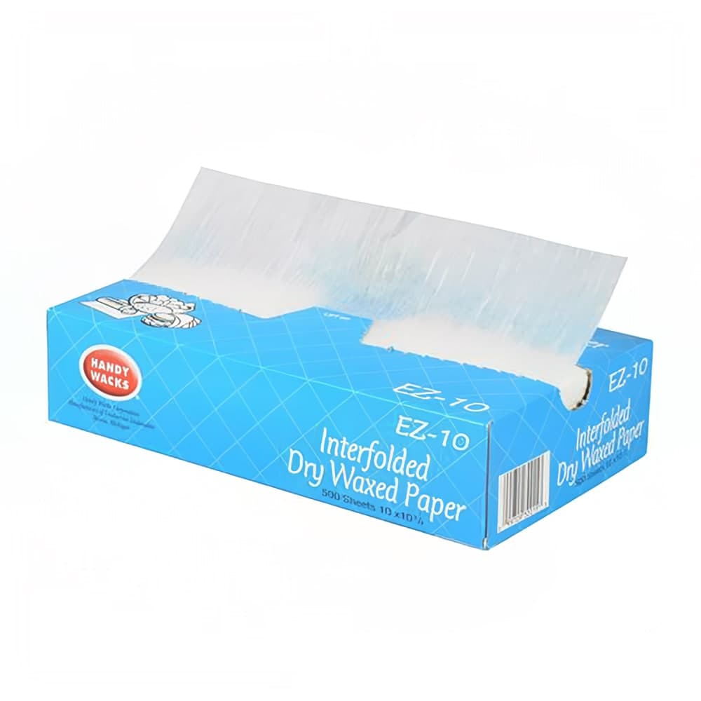 Handy Wacks Deli Paper - 8" x 10 3/4", Dry Wax, White (EZ-8N)