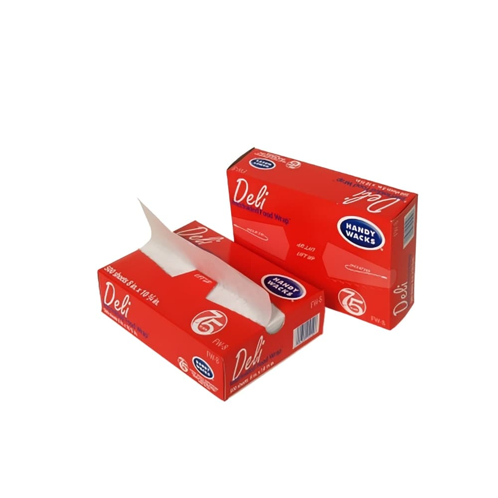 Handy Wacks Deli Paper - 8" x 10 3/4", Dry Wax, White (FW-8)