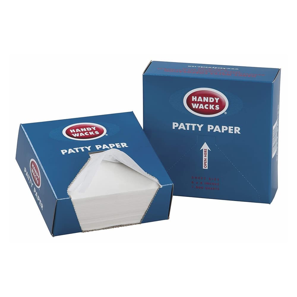 Handy Wacks 5 1/2" Patty Paper - Wax, White (P-55)