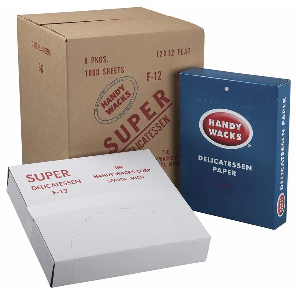 Handy Wacks Deli Paper - 9" x 12", Dry Wax, White (F-10)
